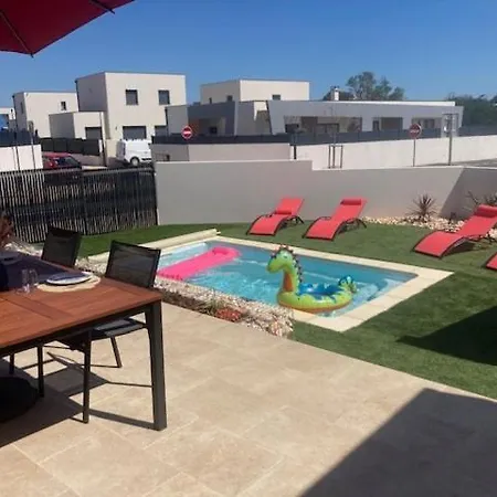 La Galine - Piscine 2 Chambre, Clim Sérignan