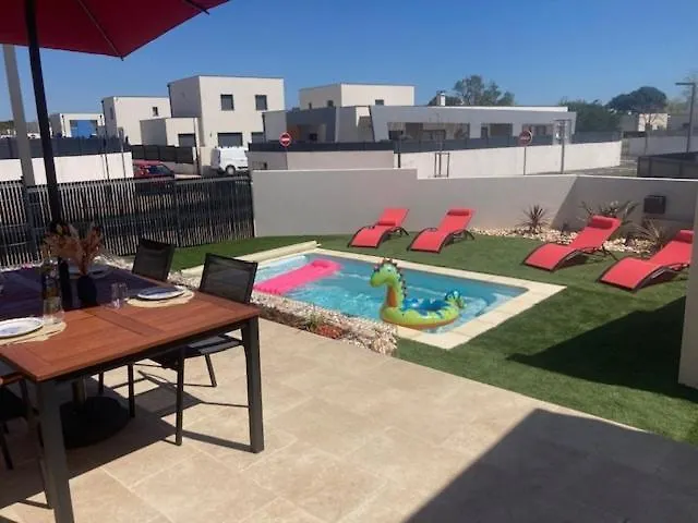 La Galine - Piscine 2 Chambre, Clim Sérignan